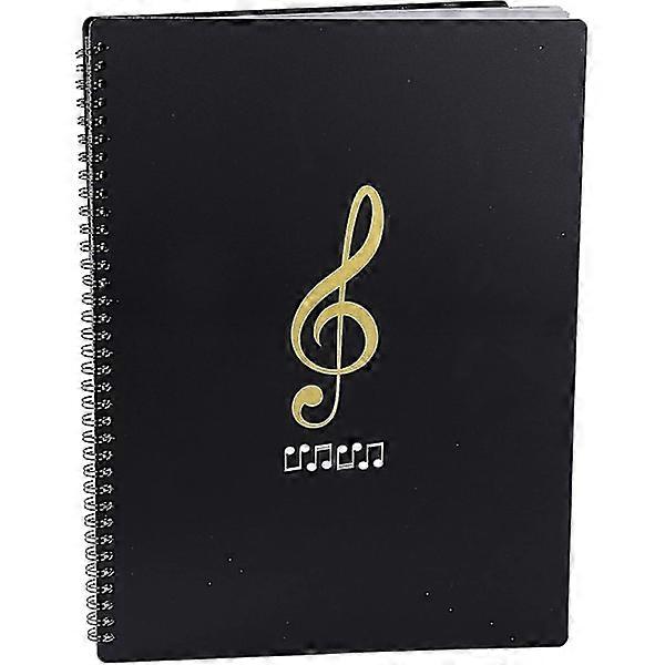 Music folder for sheet music, A4 paper, documents, storage, 30 pockets, sheet music