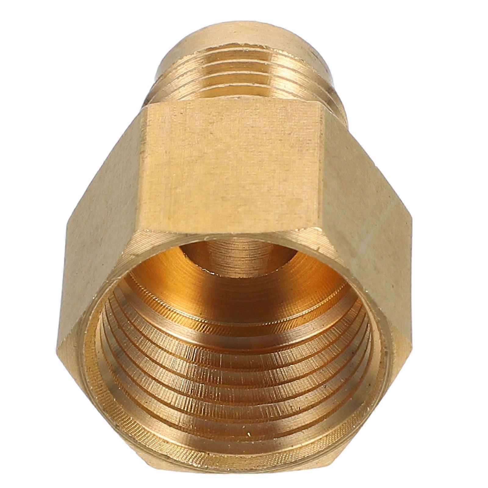 Gas Heater Brass Fitting Adapter for Residential Use in Golden Color with Quick Connect Function 1Pack