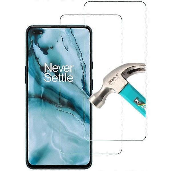 2-Pack - compatible with OnePlus Nord Tempered Glass Screen Protector