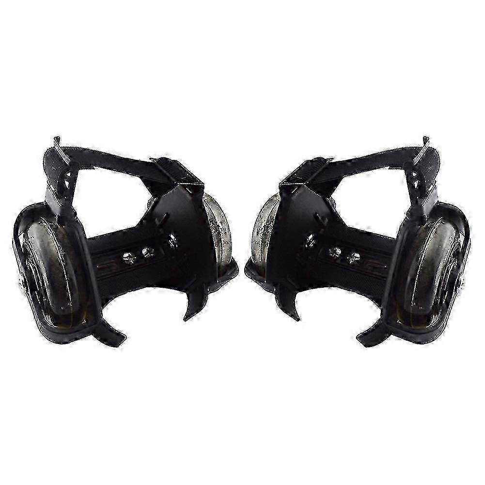 Children's roller skates with luminous wheels and adjustable heel