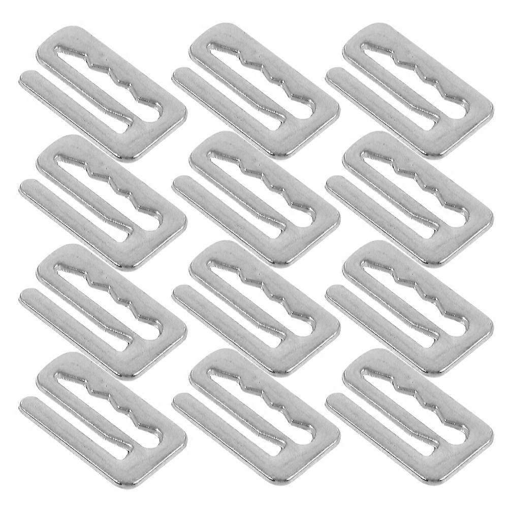 Silver Barber Zinc Alloy for Reliable Adjustment 12Pcs Pack