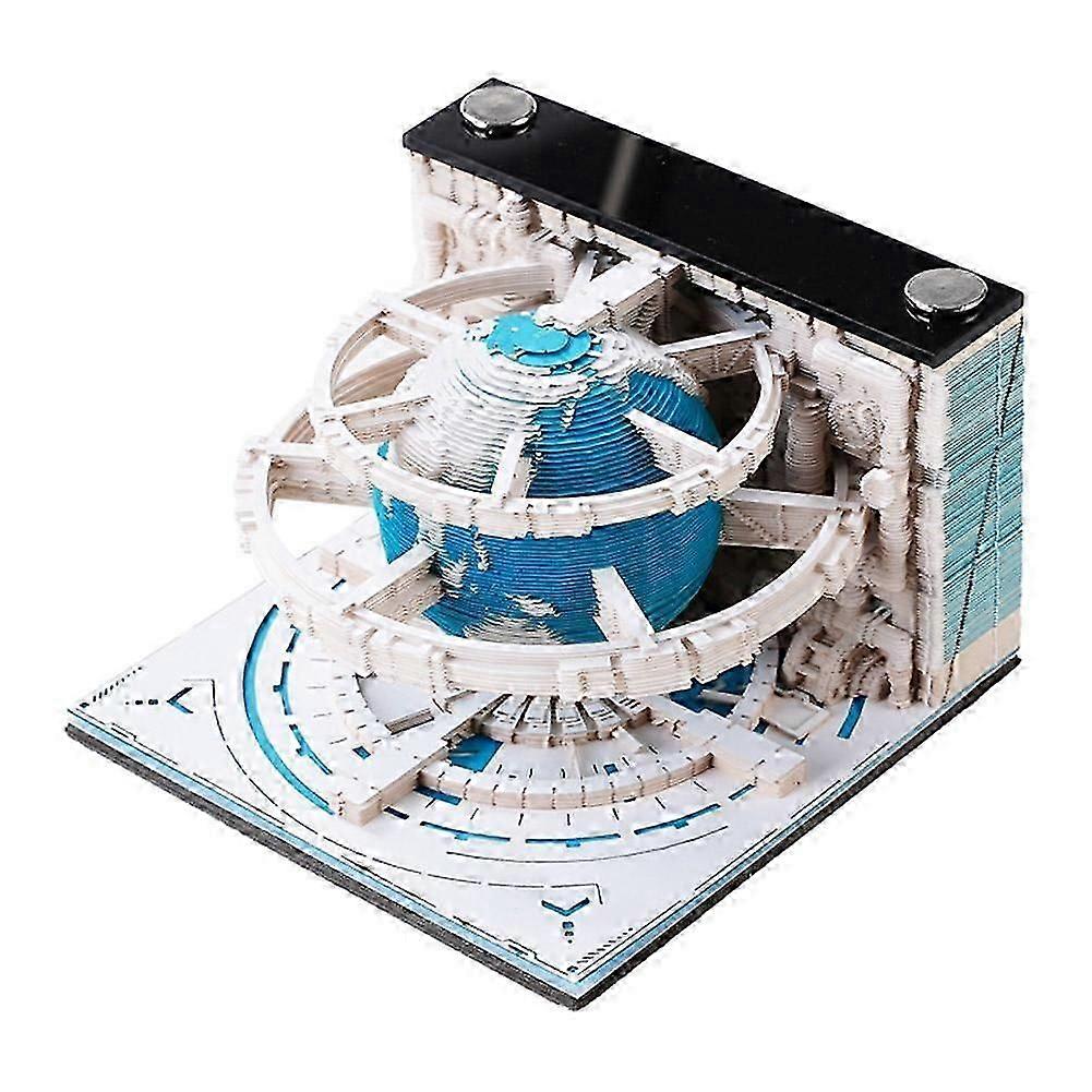 3D Paper Sculpture Saves The Earth: A Up Artwork Notebook