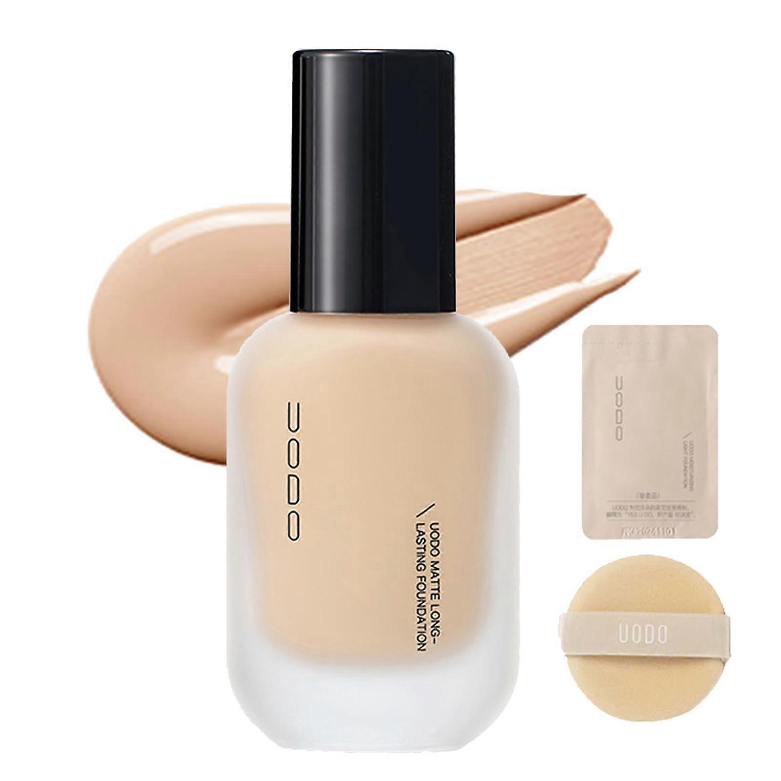 W03 Natural Liquid Foundation Full Coverage LongLasting Oil Control Matte for All Skin Types