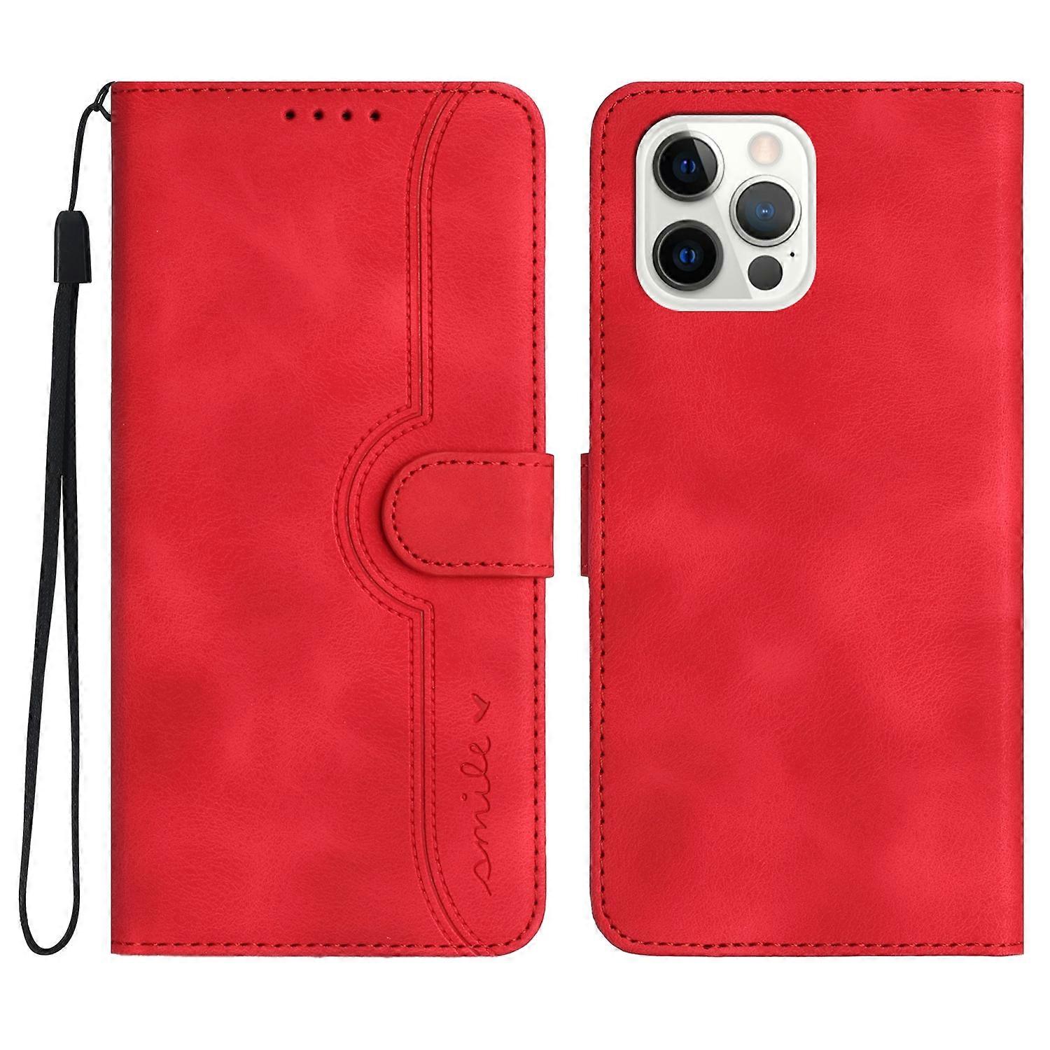 Heart Pattern Skin Feel Leather Phone Case