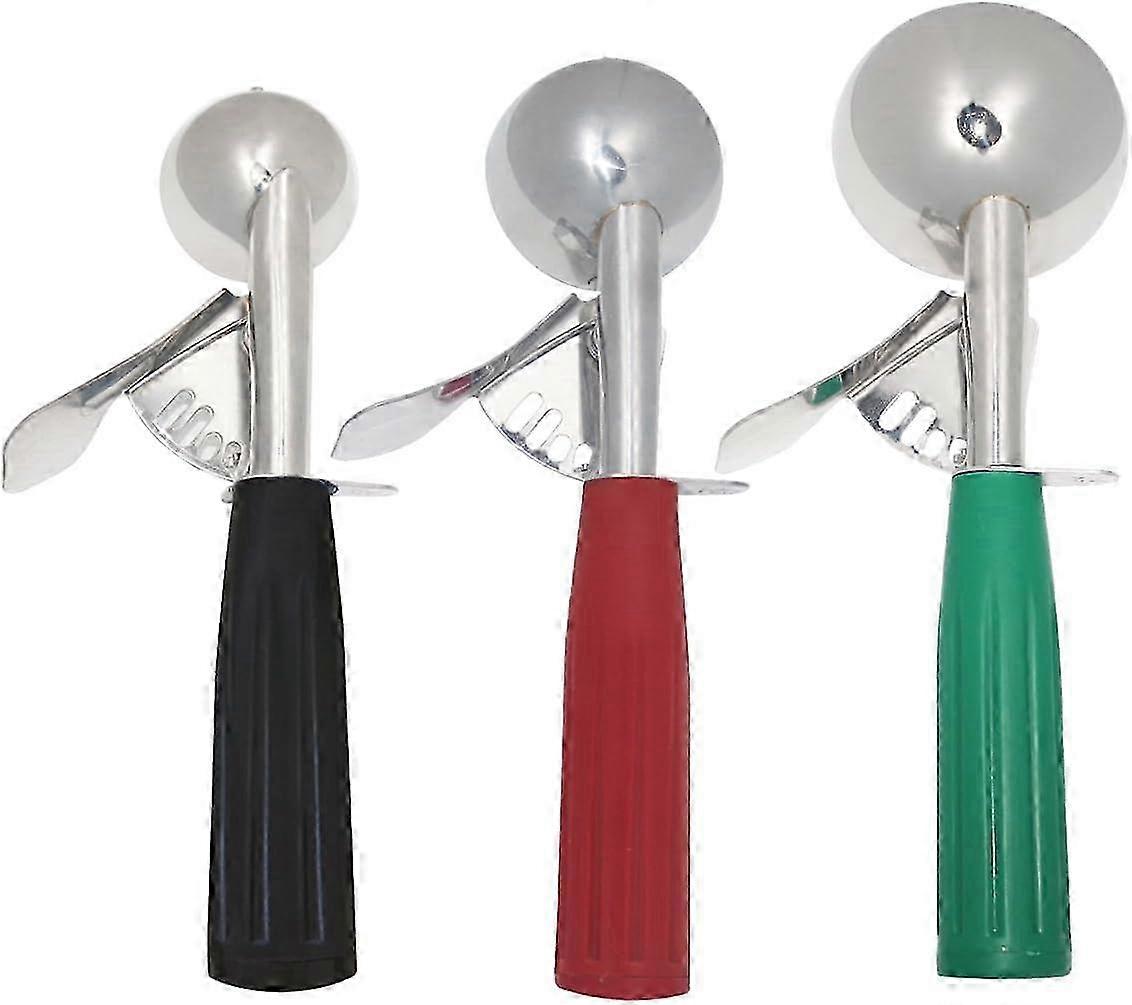 Cookie Scoop Set, Ice Cream Scoop Set, Multiple Size Large-Medium-Small Size Disher, Professional 18/8 Stainless Steel