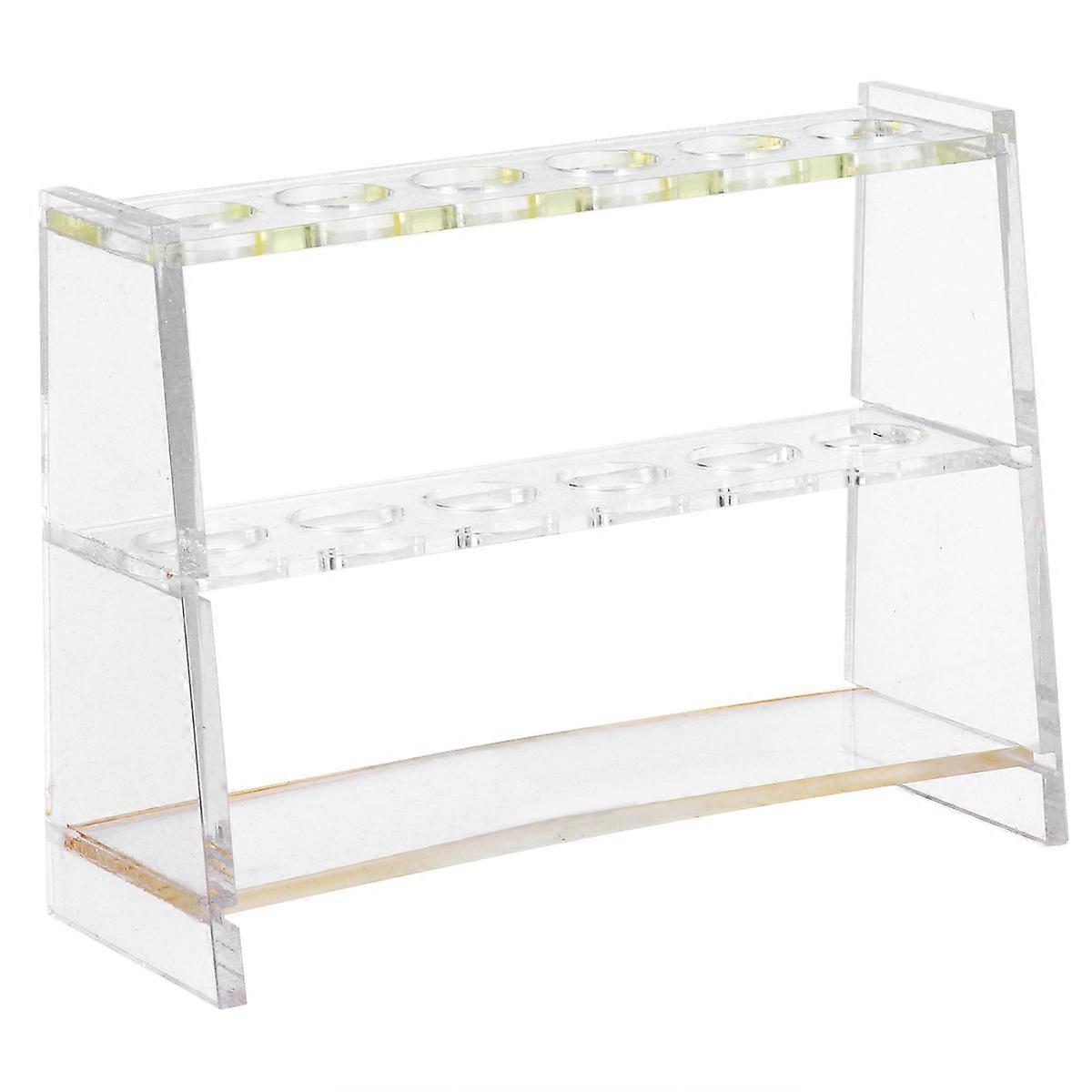 Test Tube Rack Transparent Holder for Storage 1Set Detachable Laboratory Tool