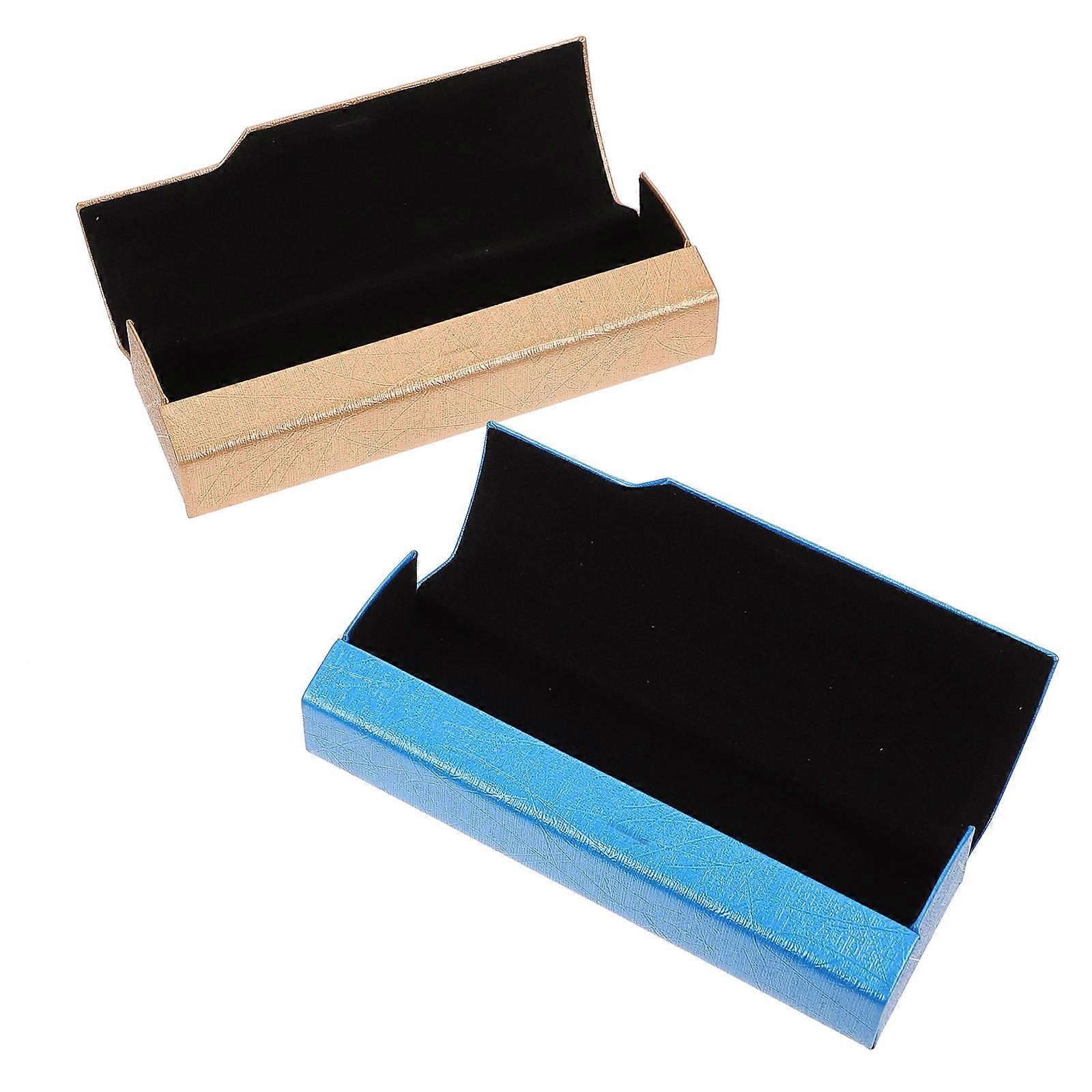 Assorted Color Glasses Storage Boxes for Storage Use Eyeglass Box 4Pcs