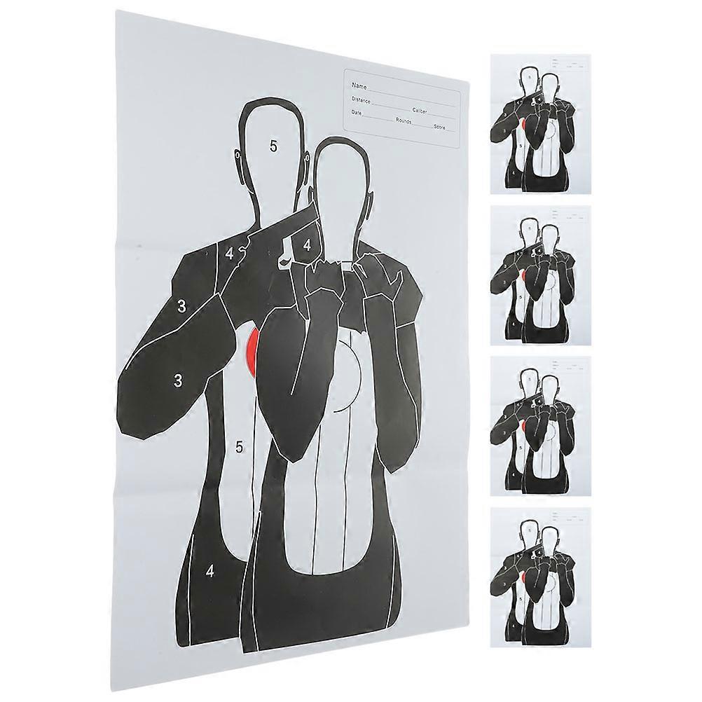 Training Practice Targets 5Pcs Paper Shooting Sheets