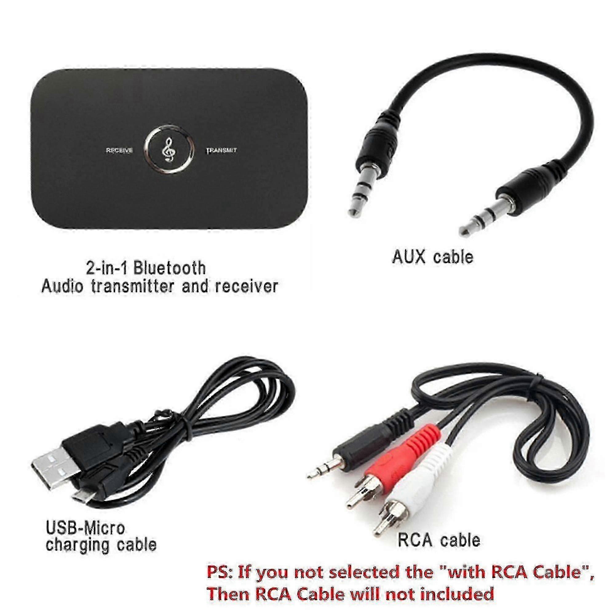 Wireless audio adapter for TV stereo with Bluetooth 5.0 technology