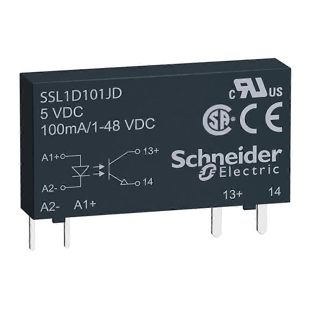 Solid State Relay 12VDC Single Phase SSR 48VDC Input 3.5A Output Fast Switching