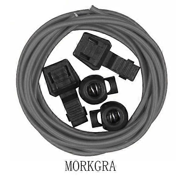 Elastic Shoelaces (Including Drawstring) Length: 100cm Dark Grey
