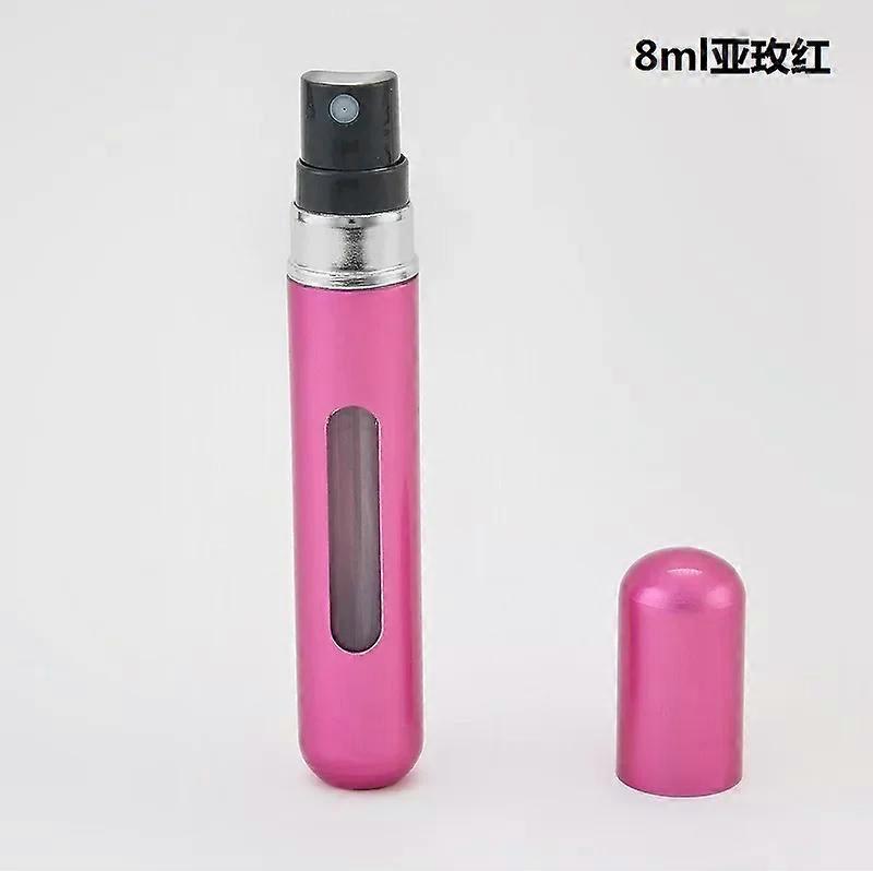 1PCS 8ml Travel Mini perfume Refillable Atomizer Container Portable Travel Size Scent Pump Case Fragrance Empty Spray Bottle