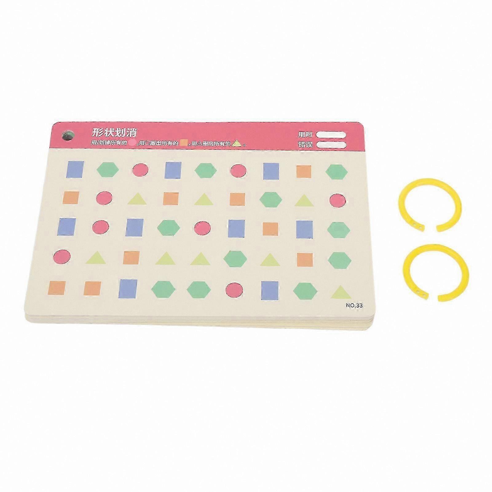 Memory Training Puzzle Cards - Matching Letters and Numbers for Concentration Improvement