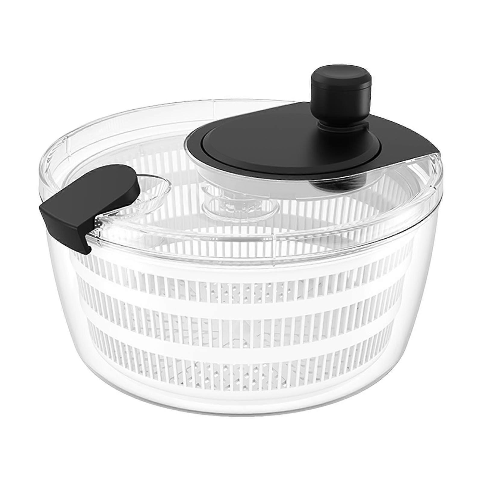 Manual Salad Spinner with Bowl and Lid, Split Structure Vegetable and Fruit Dryer for Efficient Use