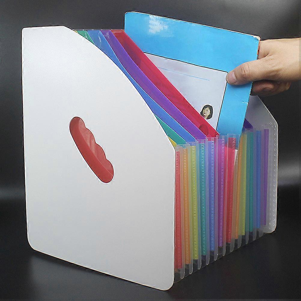 Multilayer Folder Plastic File Organizer for Document Storage