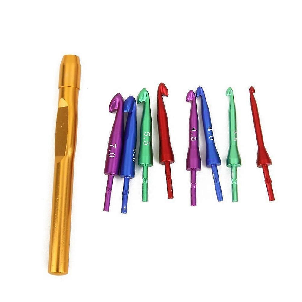 Knitting Needles Set Aluminum Crochet Hooks for Knitting Assorted Color