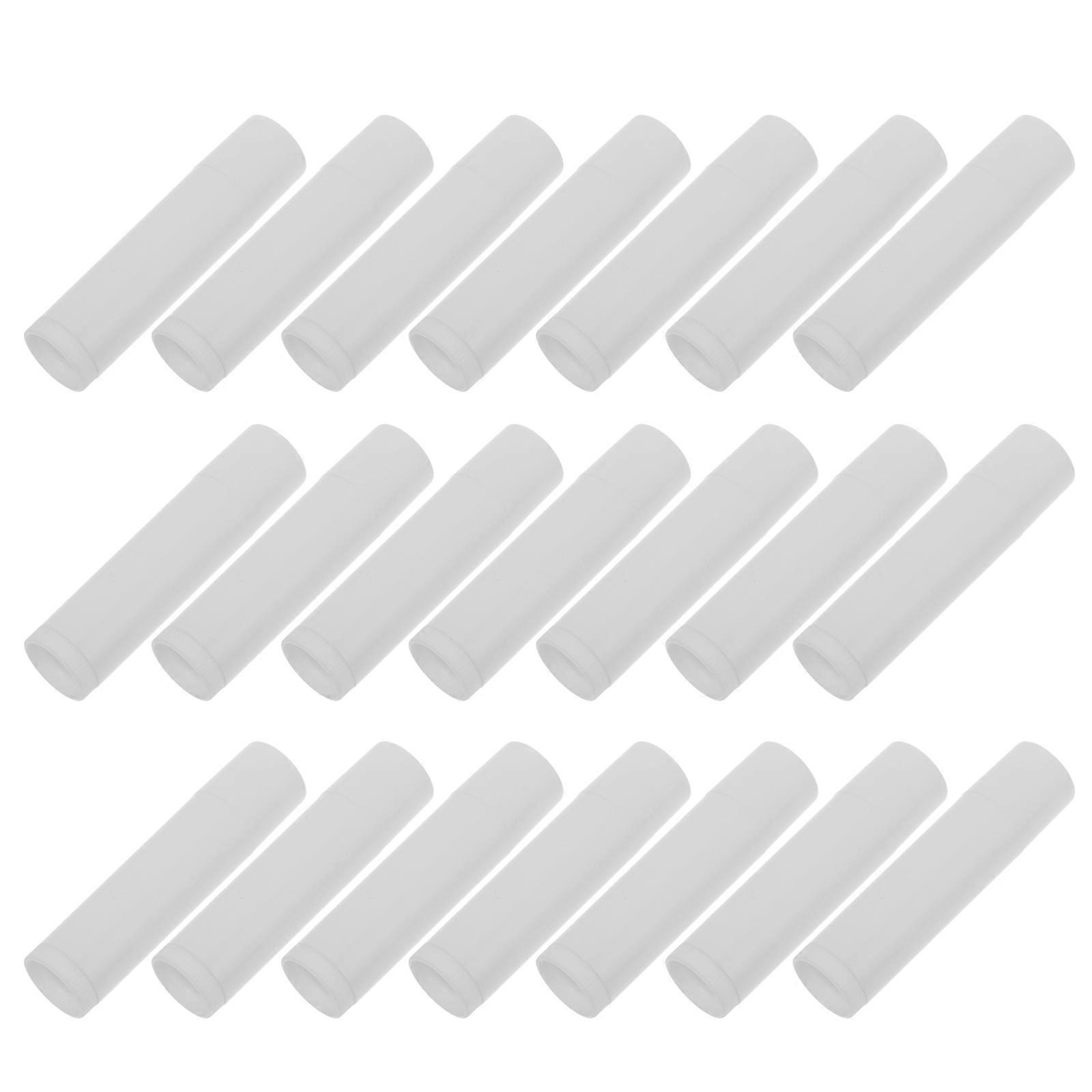 Plastic Storage Tubes Empty Lip Balm Tubes for 100Pcs DIY Lip Pomade