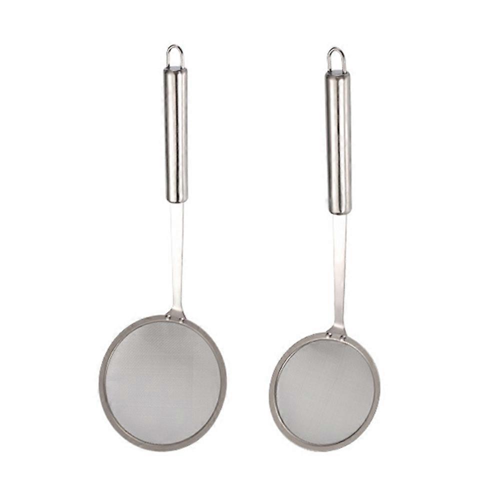 Multi-Purpose Strainer Scoops Stainless Steel Colanders for Oil Filter 4Pcs