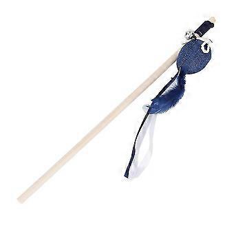 Baguette pour chaton 2026, jouet interactif avec clochette et tige en bois.