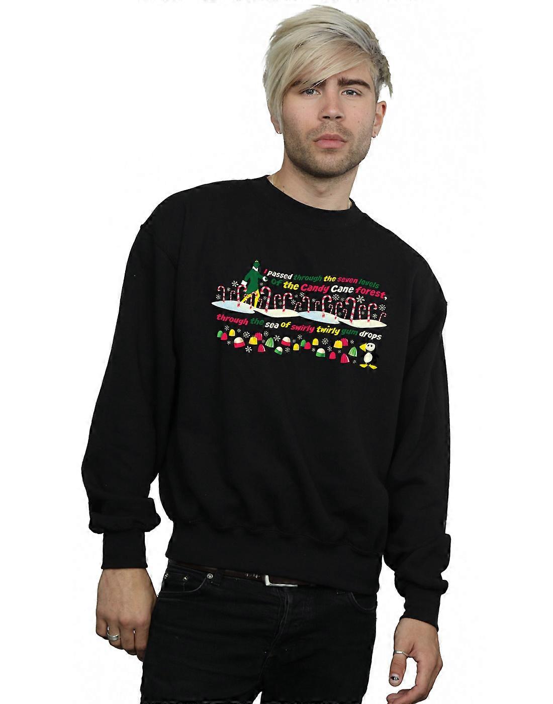 Elf Men's Candy Cane Forest Sweatshirt