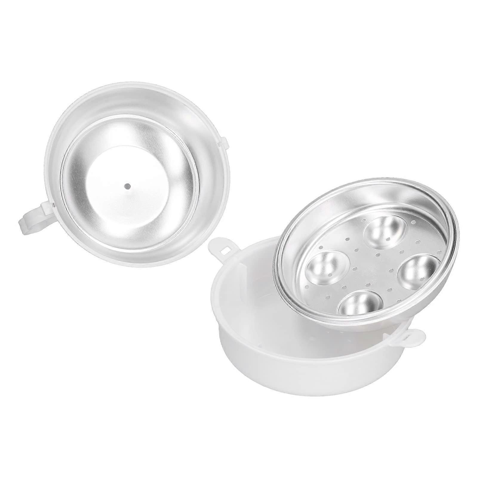 Microwave Egg Boiler Chicken Shape with BurnProof Handle and Safety Lock for Hard or Soft Eggs