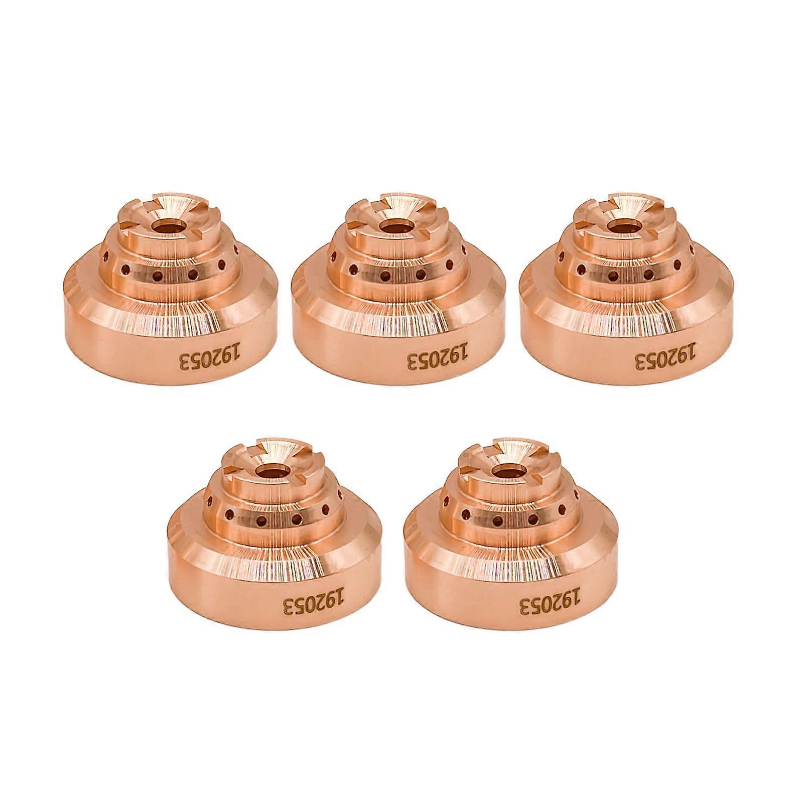 Plasma Cutting Torch Consumables 5Pcs 192053 Shield Cap 50A 55A for Miller ICE55C Durable Replacement