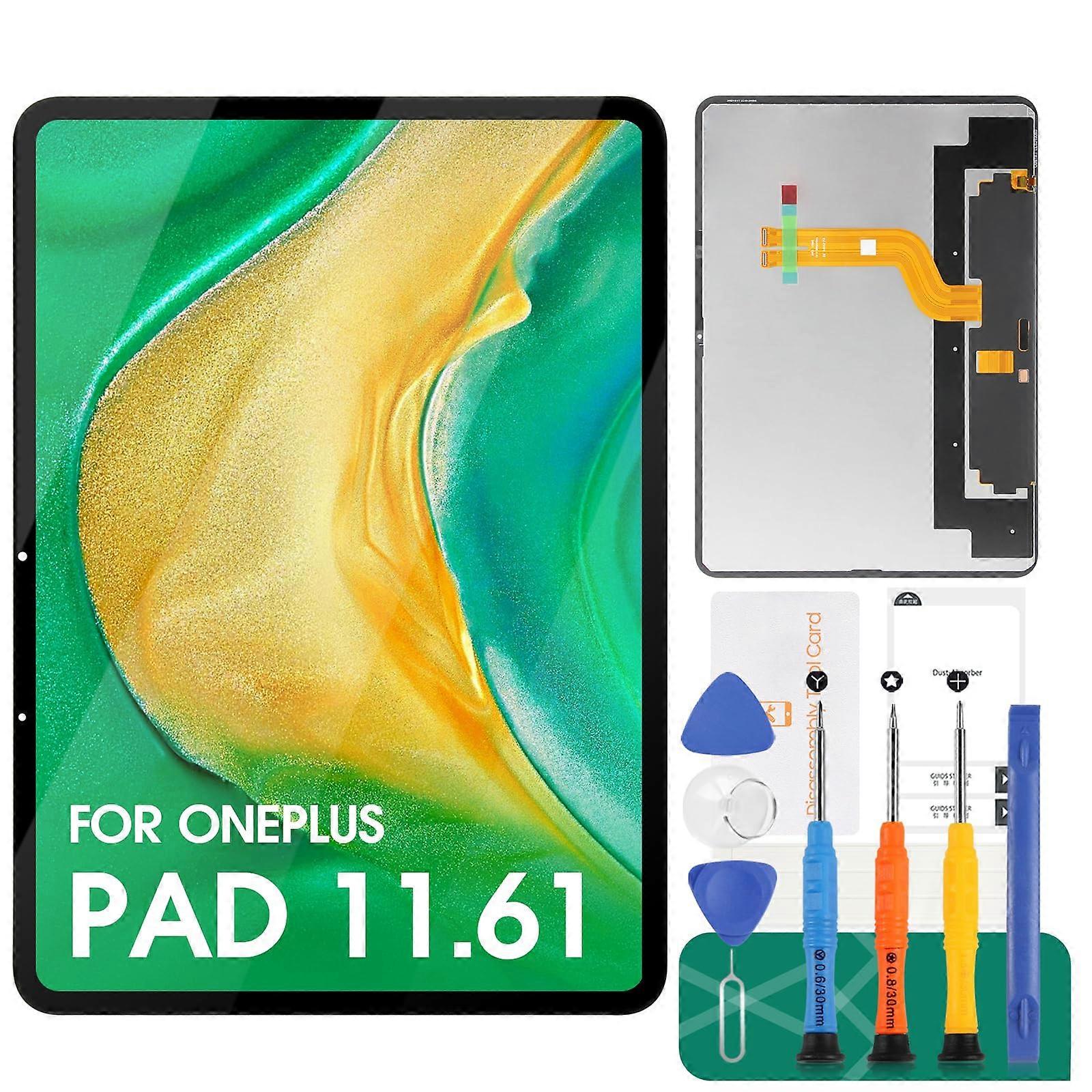 Screen Replacement LCD Touch Digitizer Assembly 11.61 Inch  Kit Black for OnePlus Pad 2023 OPD2203