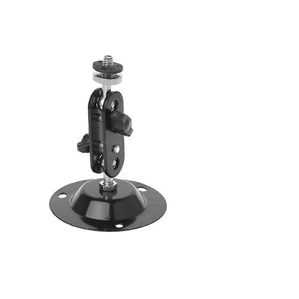 Adjustable Projector Wall Mount Bracket with 180° Tilt and Rotatable Camera Holder for Home Office