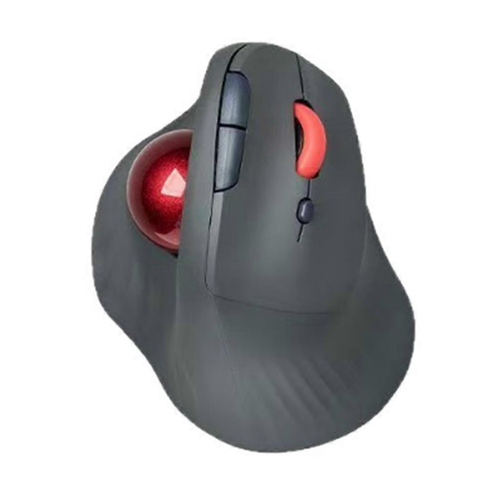 Wireless Trackball Mouse Vertical Rechargeable Rollerball Mouse Ergonomic Slient Clikc Gaming Mouse