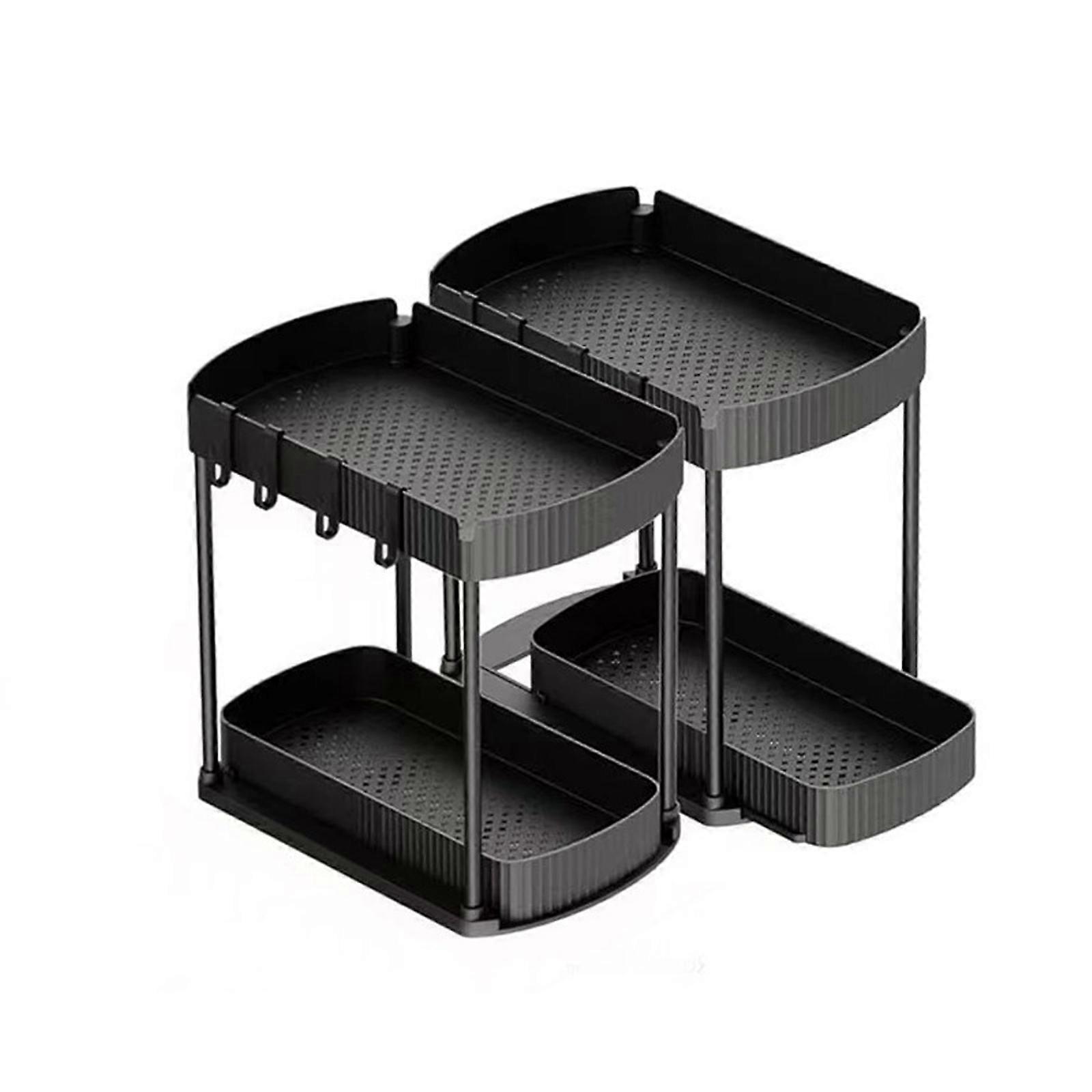 Pack of 2 Multifunctional Detachable Stackable Storage Boxes for Modular Homes Organization and Space Saving Multicolor