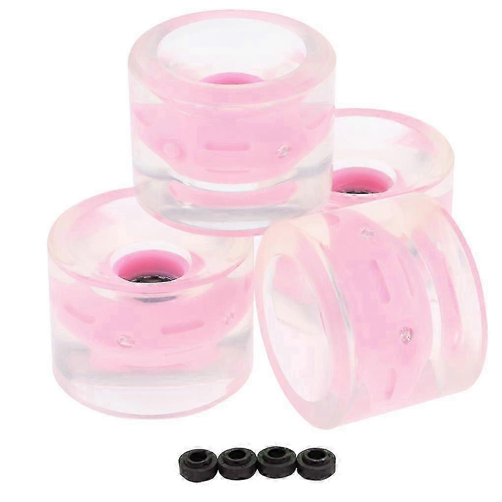 Longboard Skateboard Wheels with LED Lights - 4pcs Set