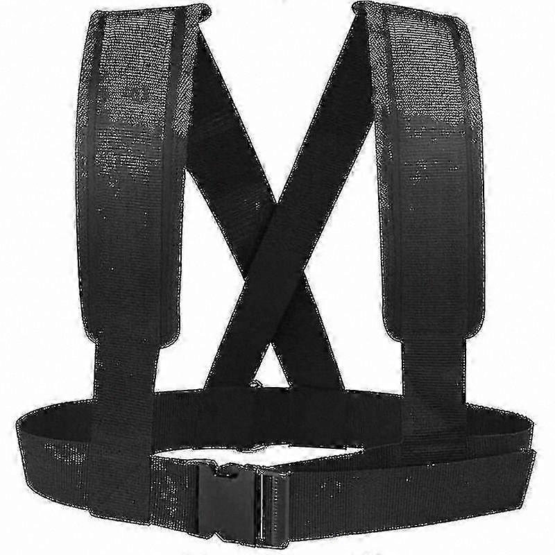 Black Sled Pulling Harness for Outdoor Activities
