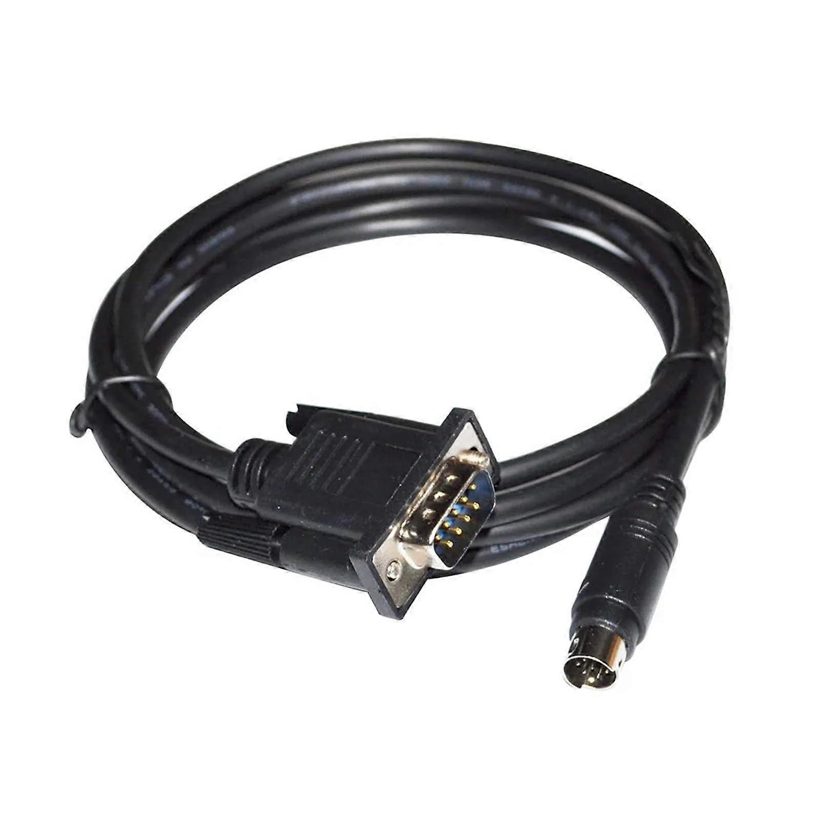 5m RS232 DB9 to Mini DIN 8Pin PLC Programming Cable for Allen Bradley MicroLogix 1400 Compatible with 1761CBLPM02