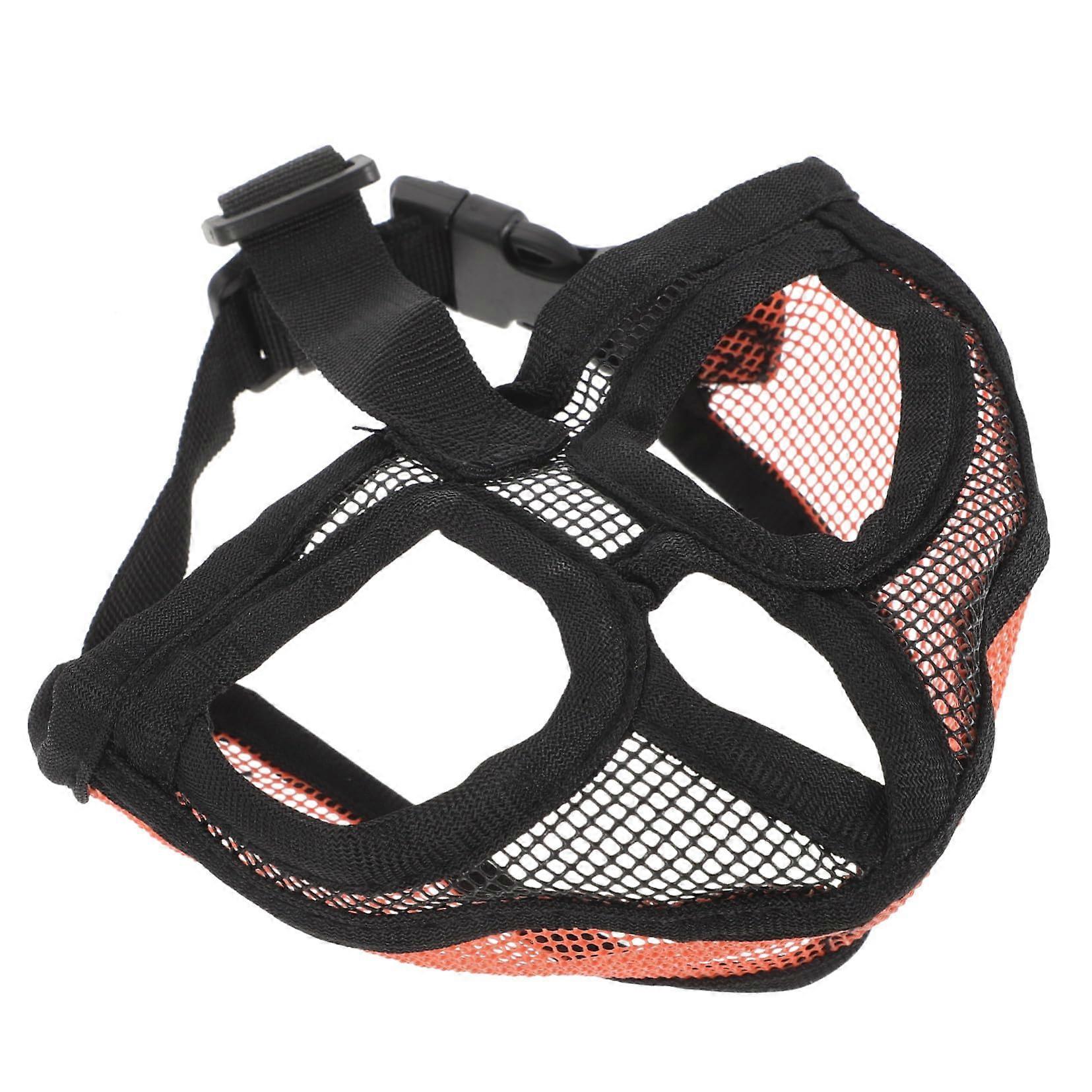 Adjustable Breathable Mesh Dog Muzzle for Biting Barking Chewing, Lightweight Fit for Bulldogs
