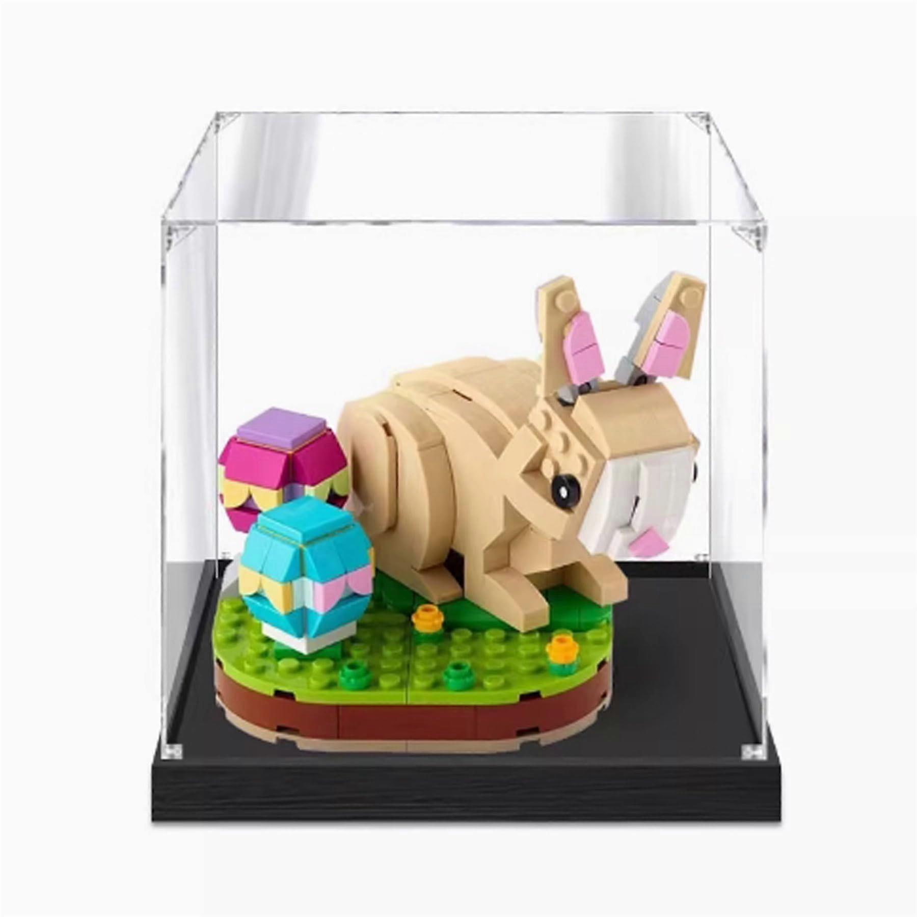 Dustproof Acrylic Display Box for  40463 with Clear Case and Stable Black Base