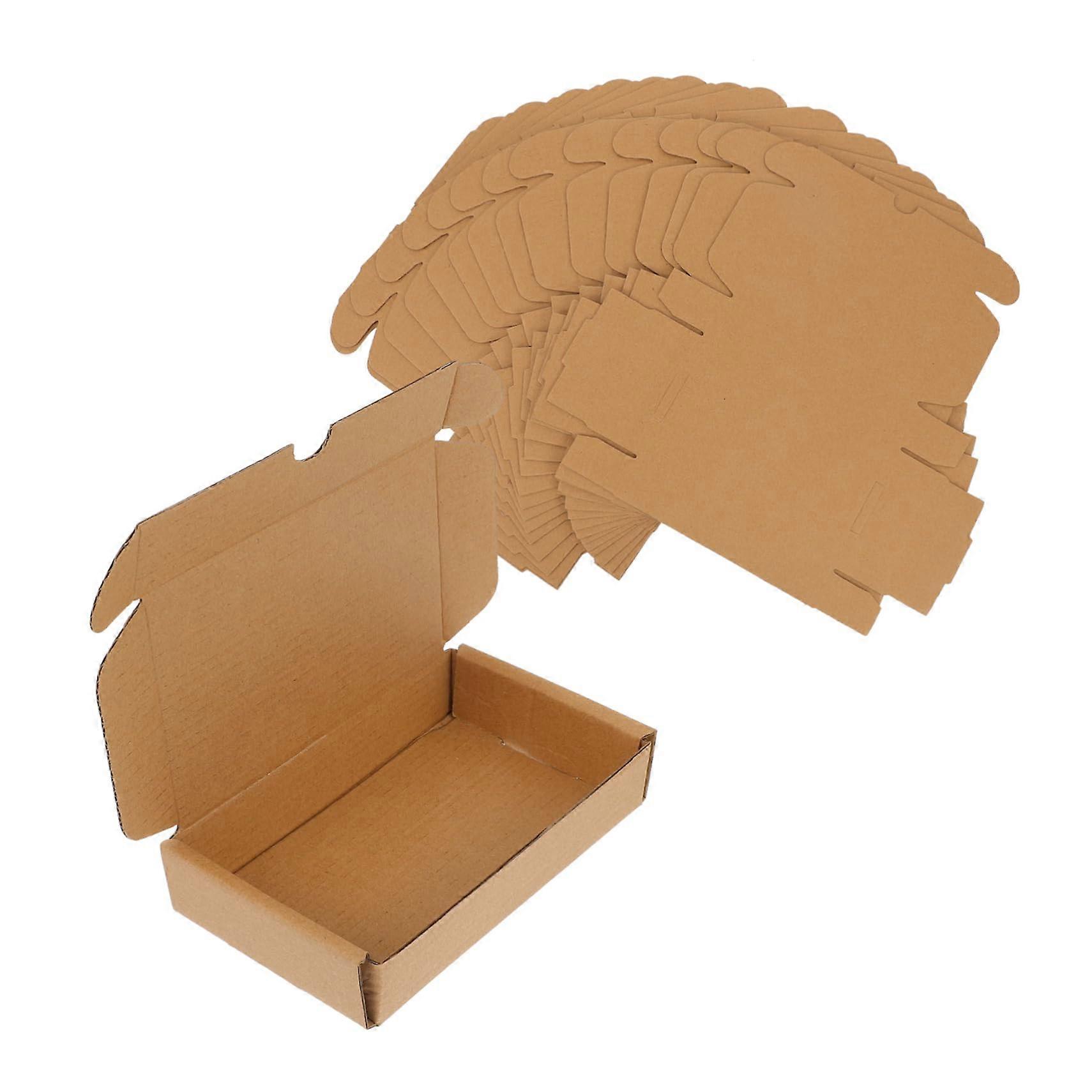 15pcs Corrugated  Boxes Small Recyclable Cardboard Storage for Moving Clothes and Cases