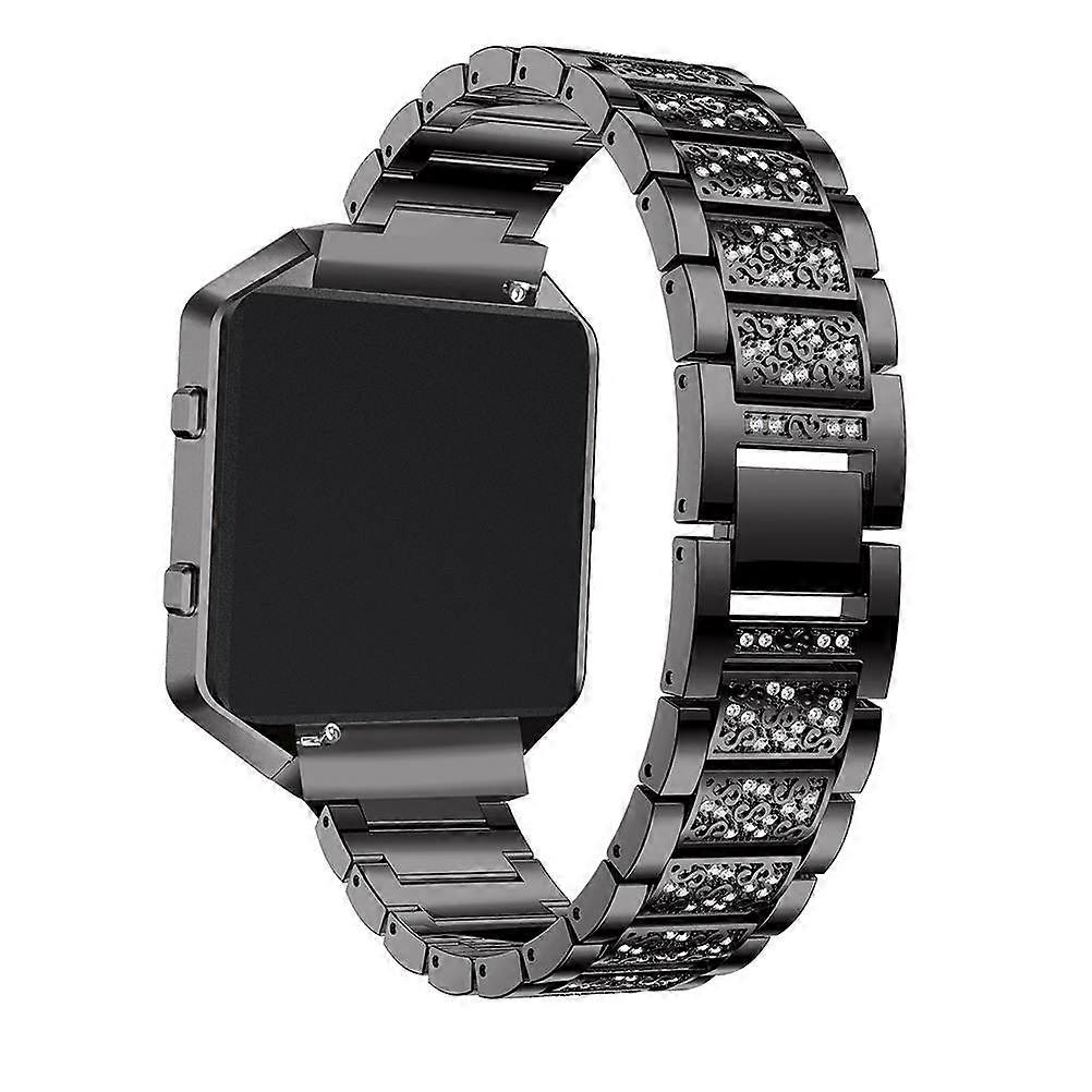 Metal Watch Strap for Smartwatch Stylish Replacement Compatible with Fitbit Blaze