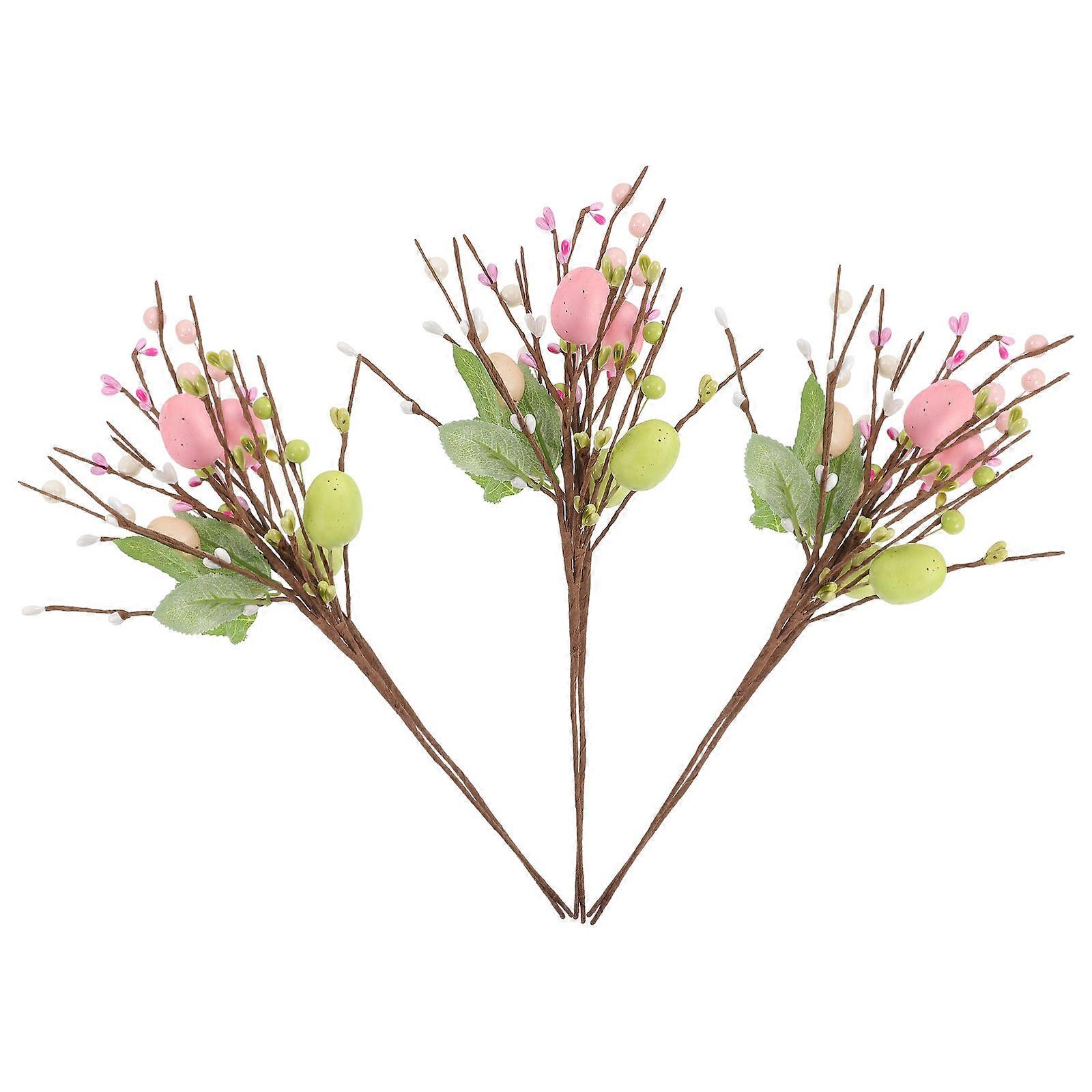 Easter Berry Stems Artificial Stems for Decor 6Pcs Easter Themed Design