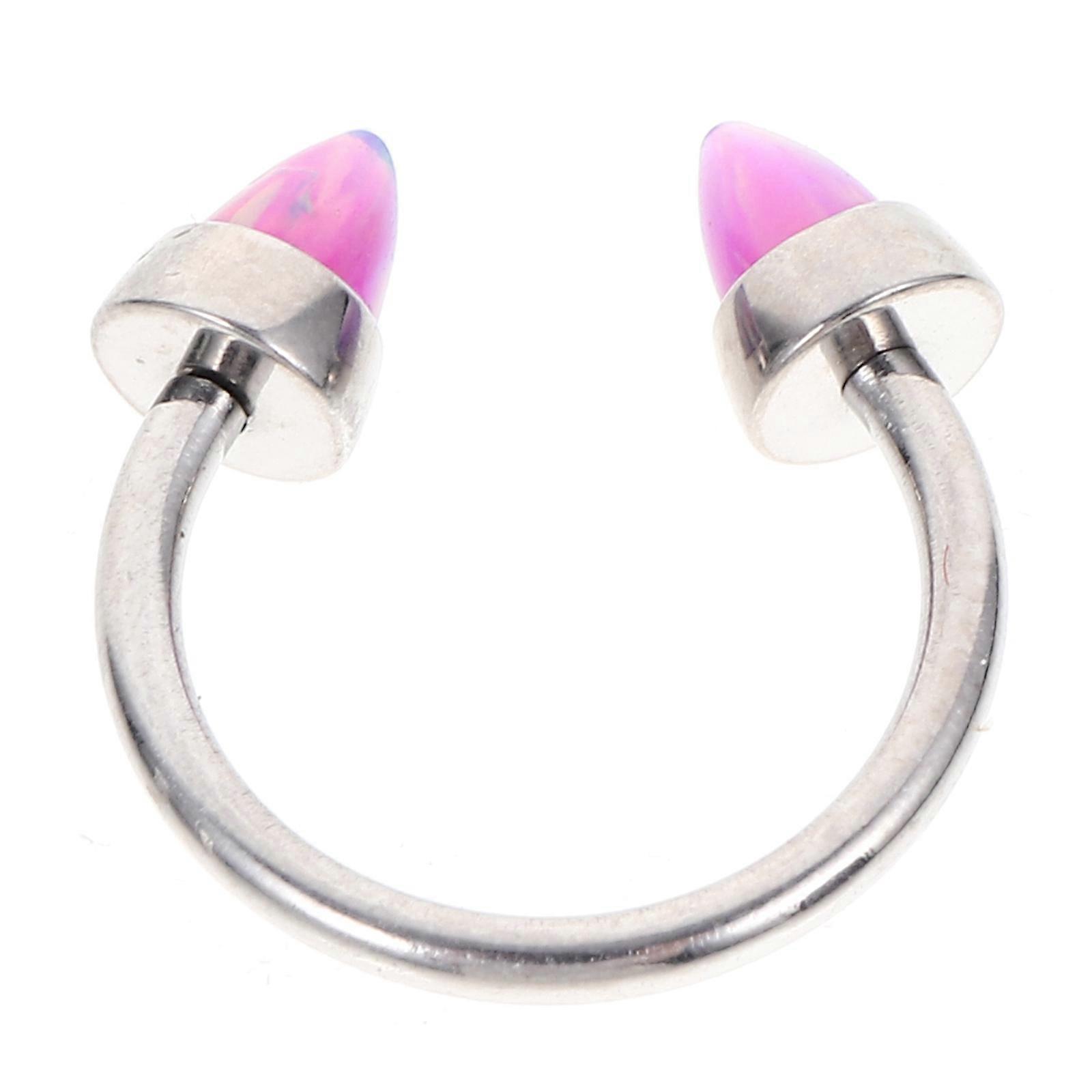Piercing Nose Rings Cone Nose Hoop for Decoration Silver Titanium