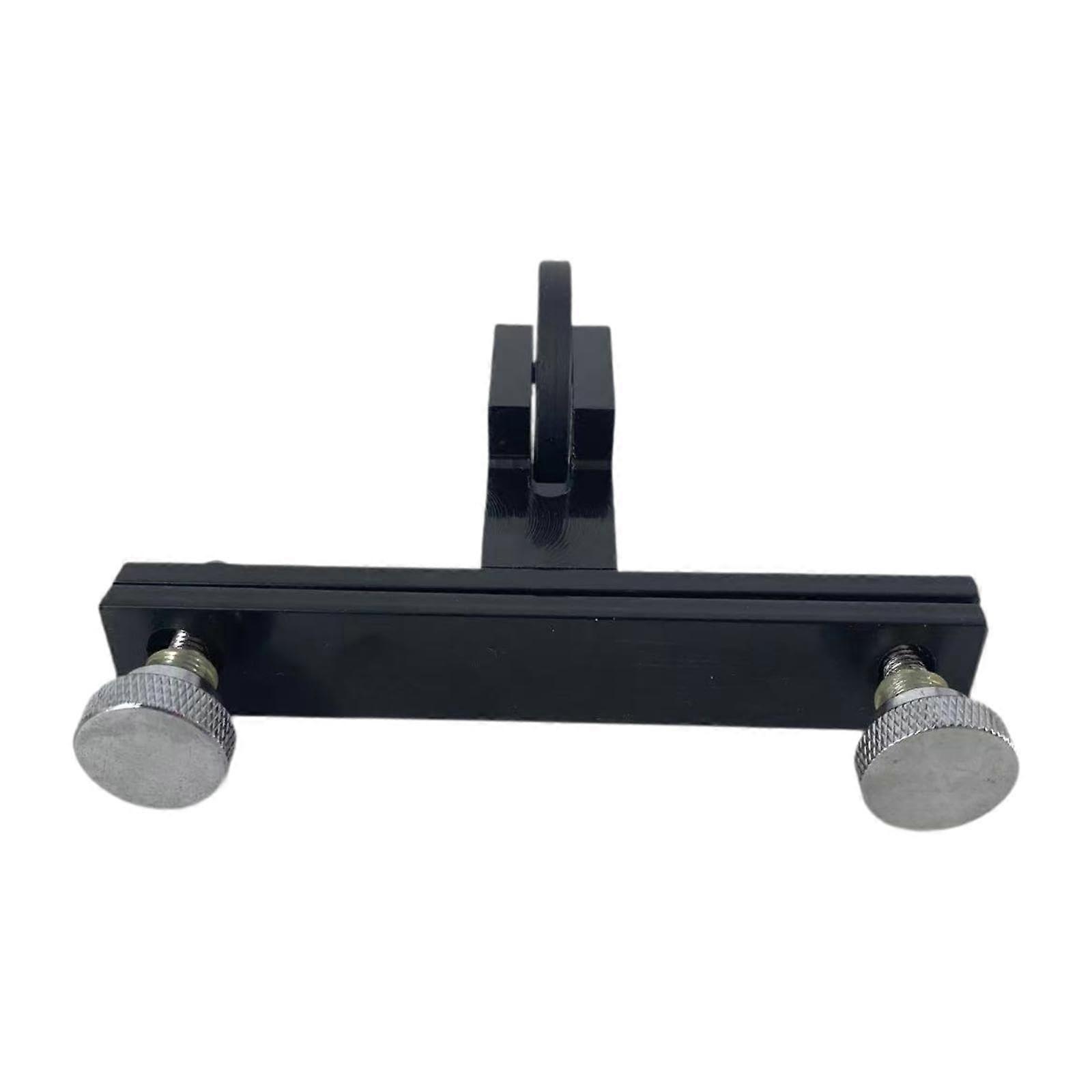 Adjustable Violin Bridge Fitting Tool with Metal Holder for Precise Alignment and Professional Setup