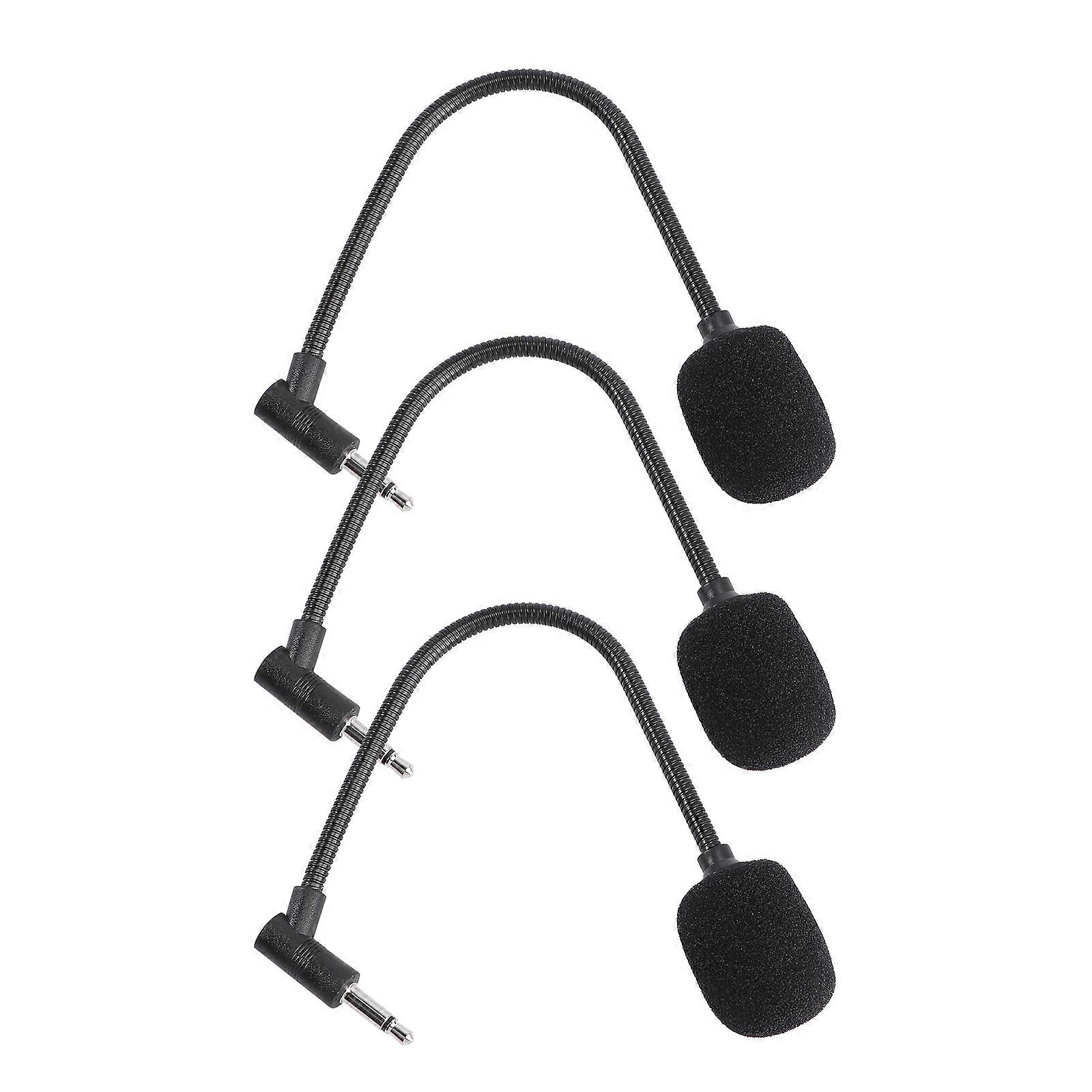 Small Microphone Set for Computer 3Pcs Phones Computer Microphone Portable