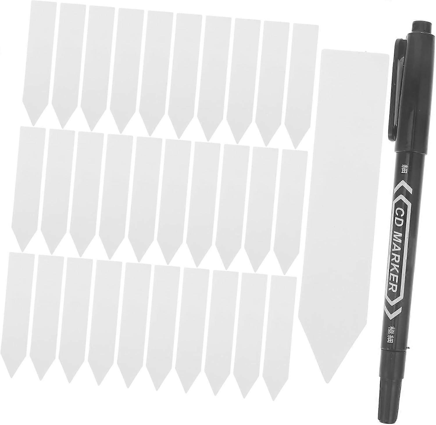 101pcs Garden Plant Label Tags with Marker Pen Plastic