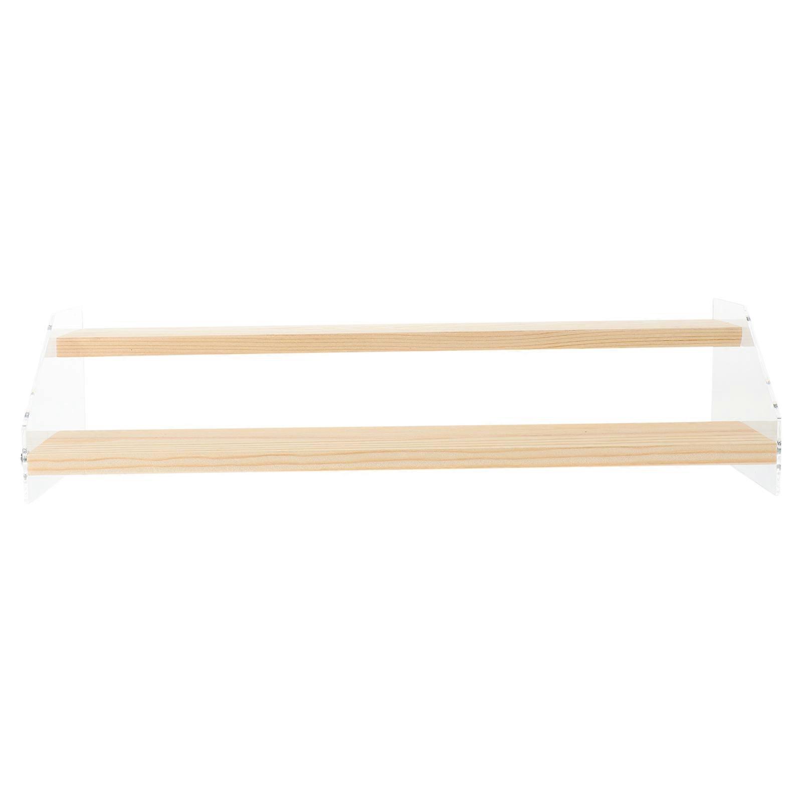 Wooden Riser Display Stand for Storage Collection Display Riser Tiered Shelf