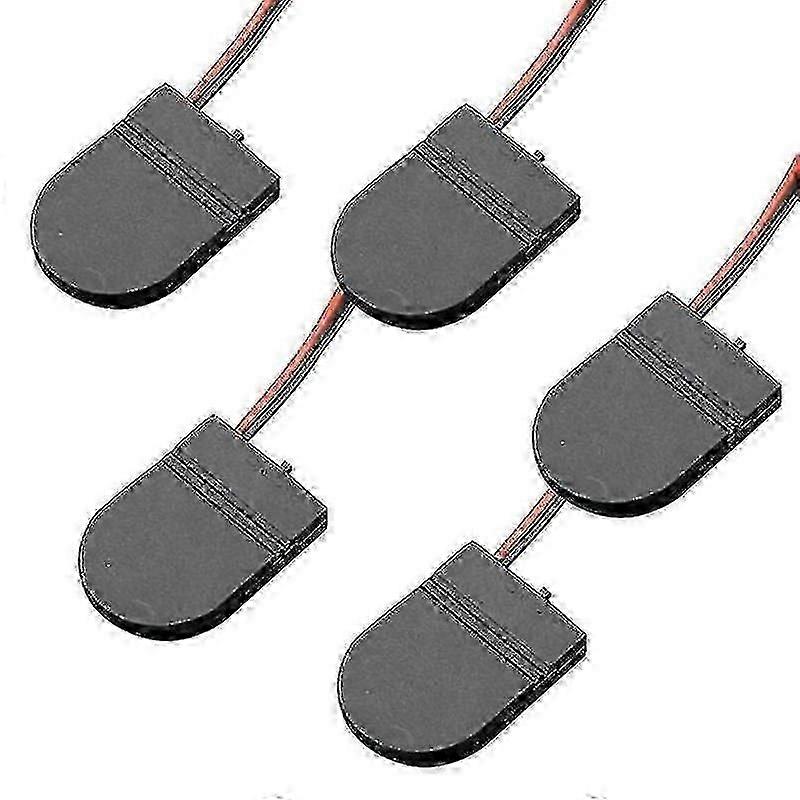 5pcs Button Battery Container With On/off Switch Cr2032 Coin Cell Storage Case
