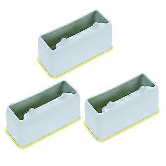 Cat Litter Scoop Holder Plastic Container for Storage 3Pcs Sky-Blue Design