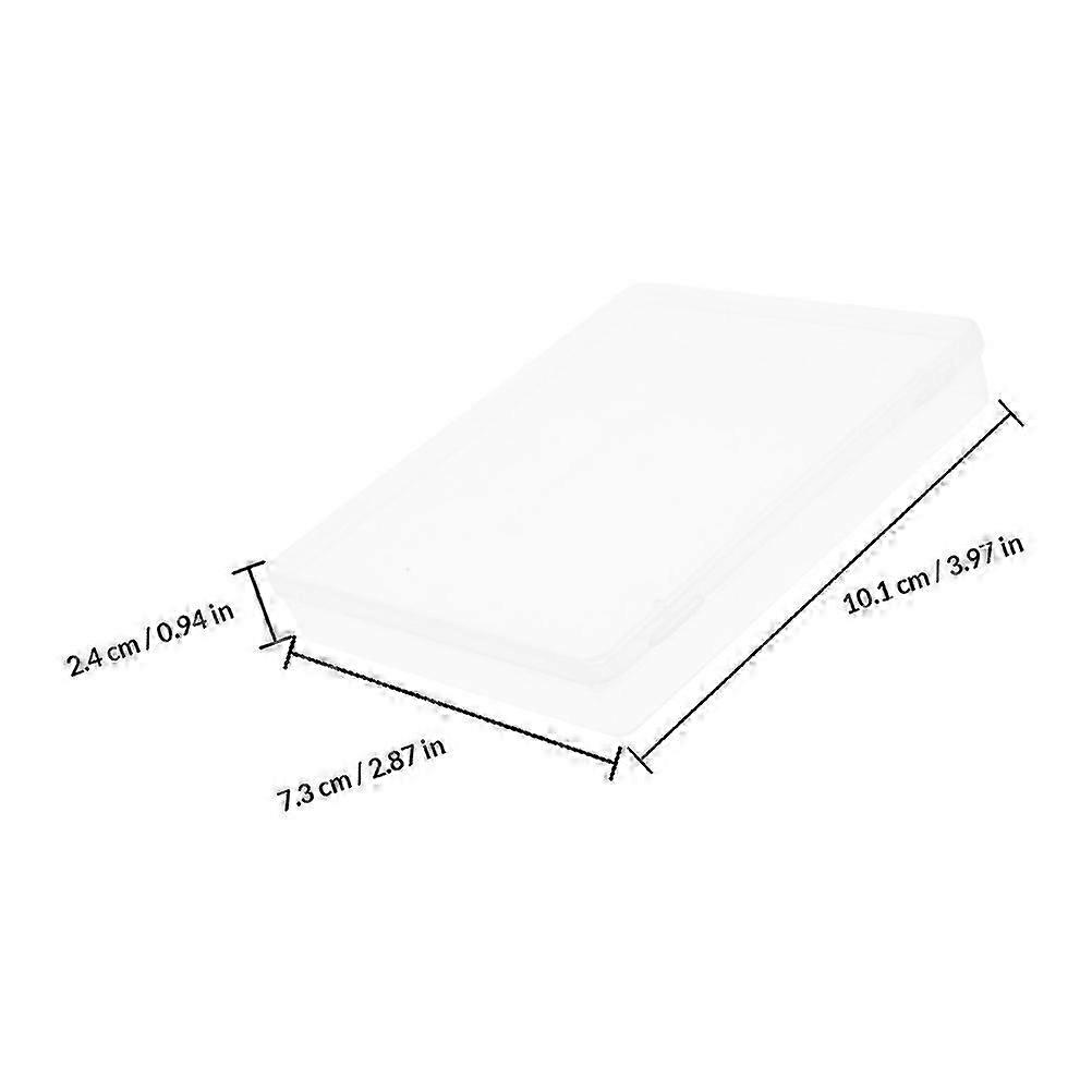PP Transparent Storage Boxes 10Pcs, Rectangular for Small Items Organization