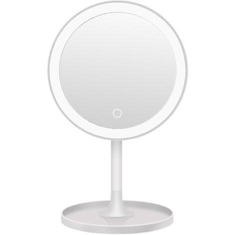 led makeup mirror desk with white light
