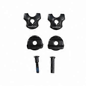 Braçadeira de espigão de selim de bicicleta para trilho de selim de carbono Adaptador 7x9mm Tubo de espigão de selim de bicicleta Oval / Clipes redondos - Em estoque