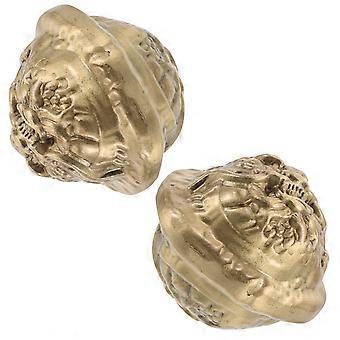 2pcs Walnuts Fitness Hand Balls: Elderly Hand Exercise Balls Metal Palm Massage Portable Exercisers Elderly Handballs For Adults