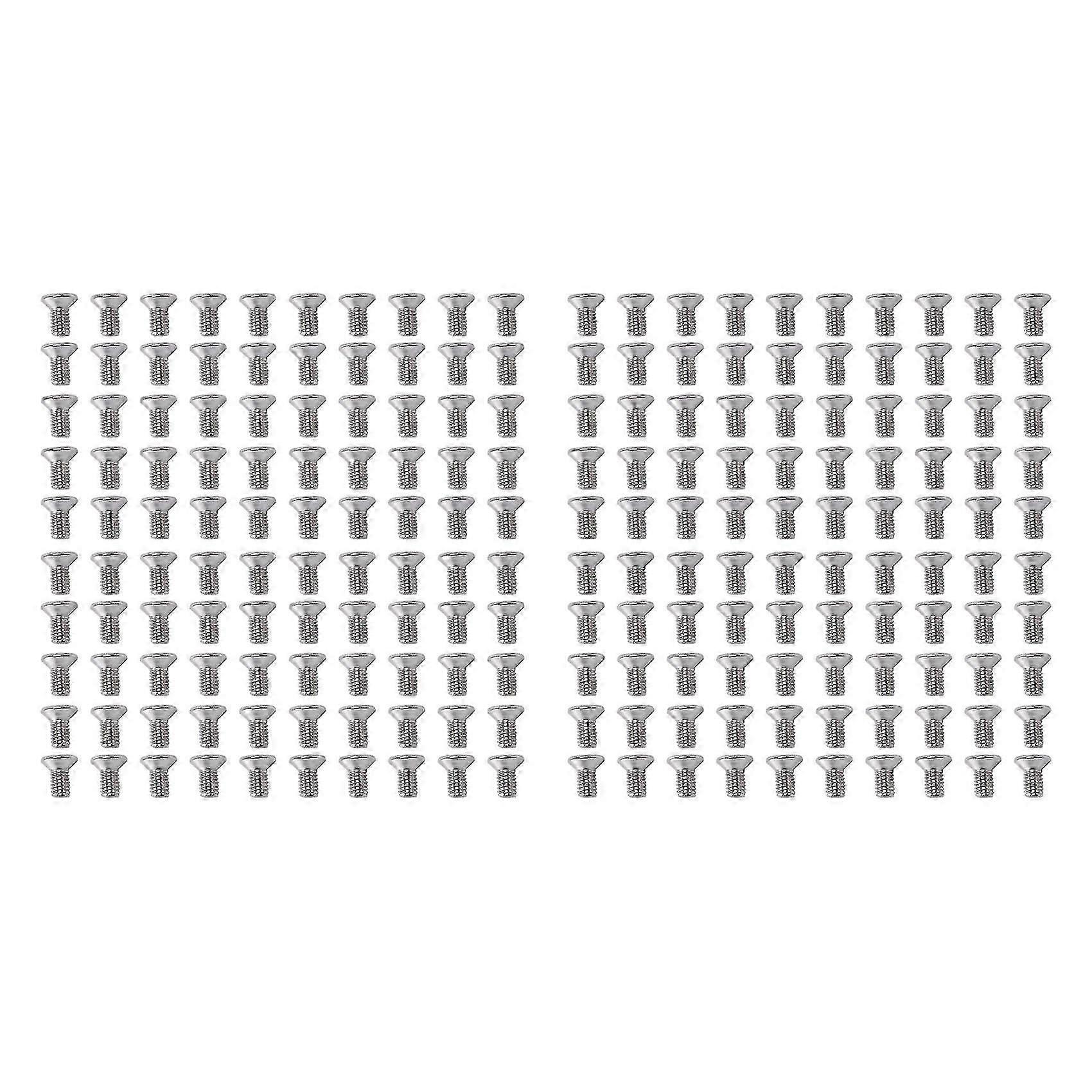 M3 x 6mm Phillips Flat Head Countersunk Bolts Machine Screws 200Pcs